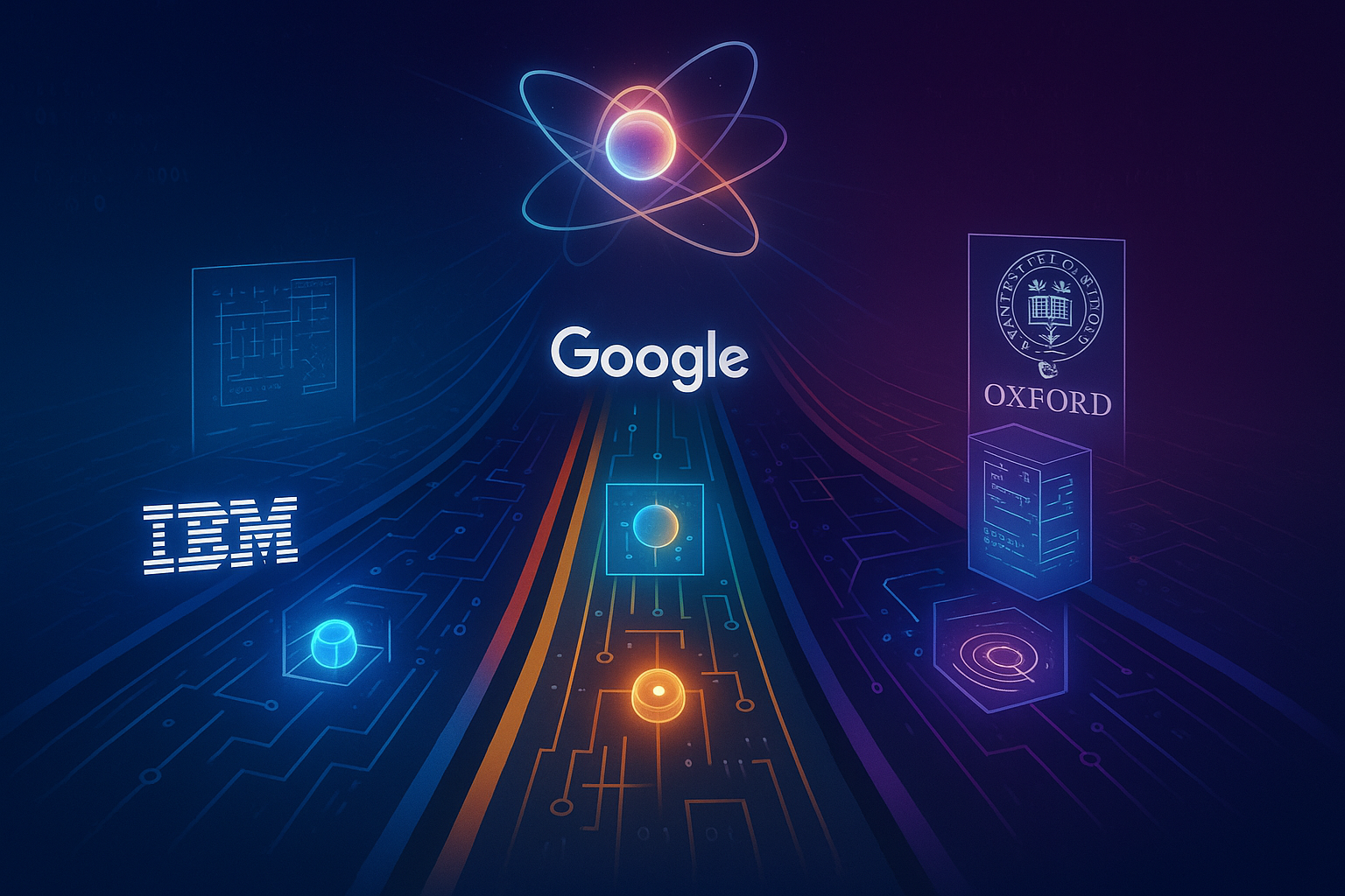Quantum Race: IBM vs Google vs Oxford Progress - TechSouls